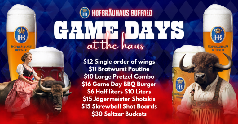 Buffalo Bills Game Day Specials! - Hofbräuhaus Buffalo