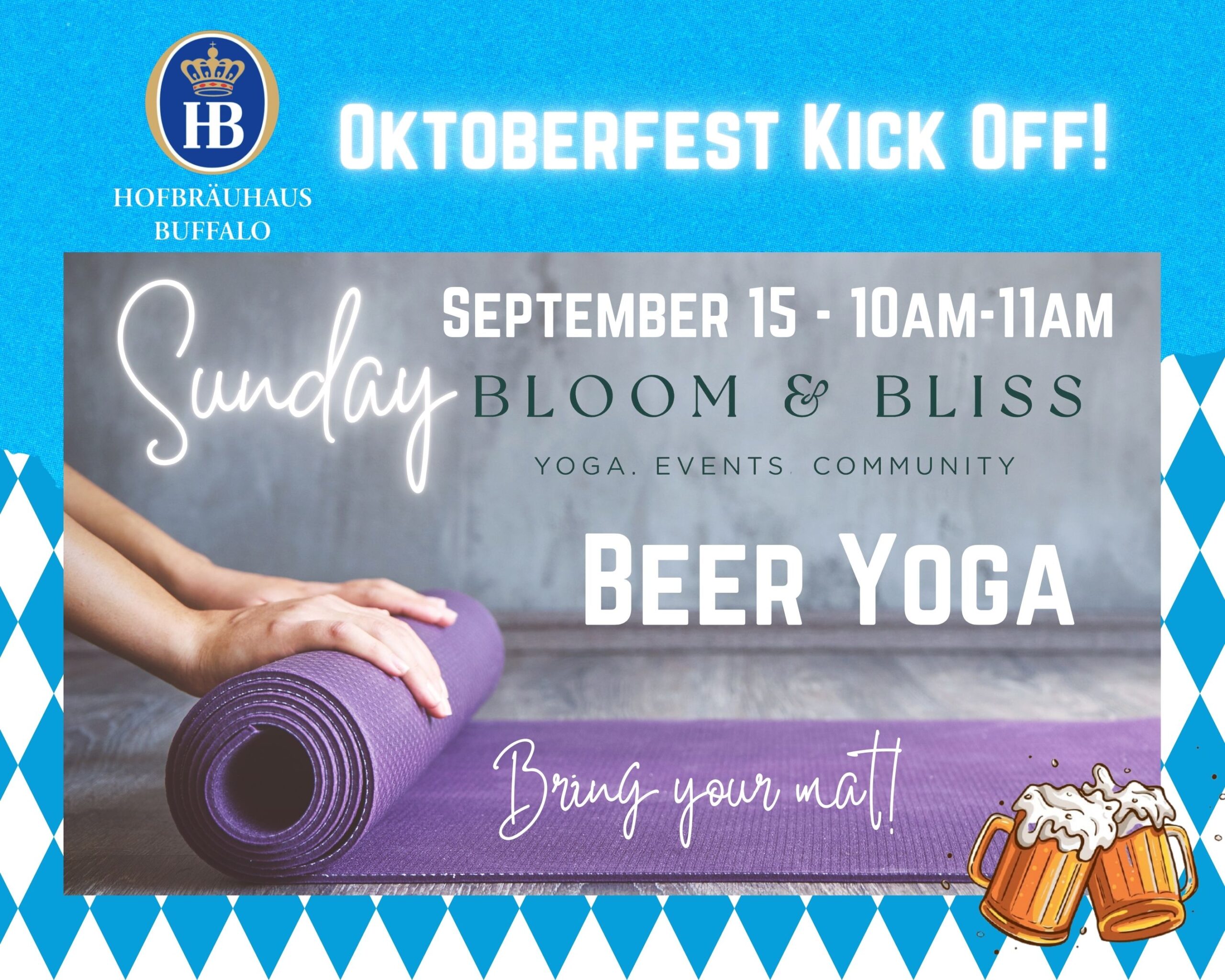 Oktoberfest Events Cover Beer Yoga